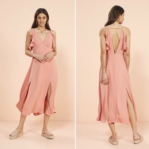 MinkPink Vera Maxi Dress in Blush